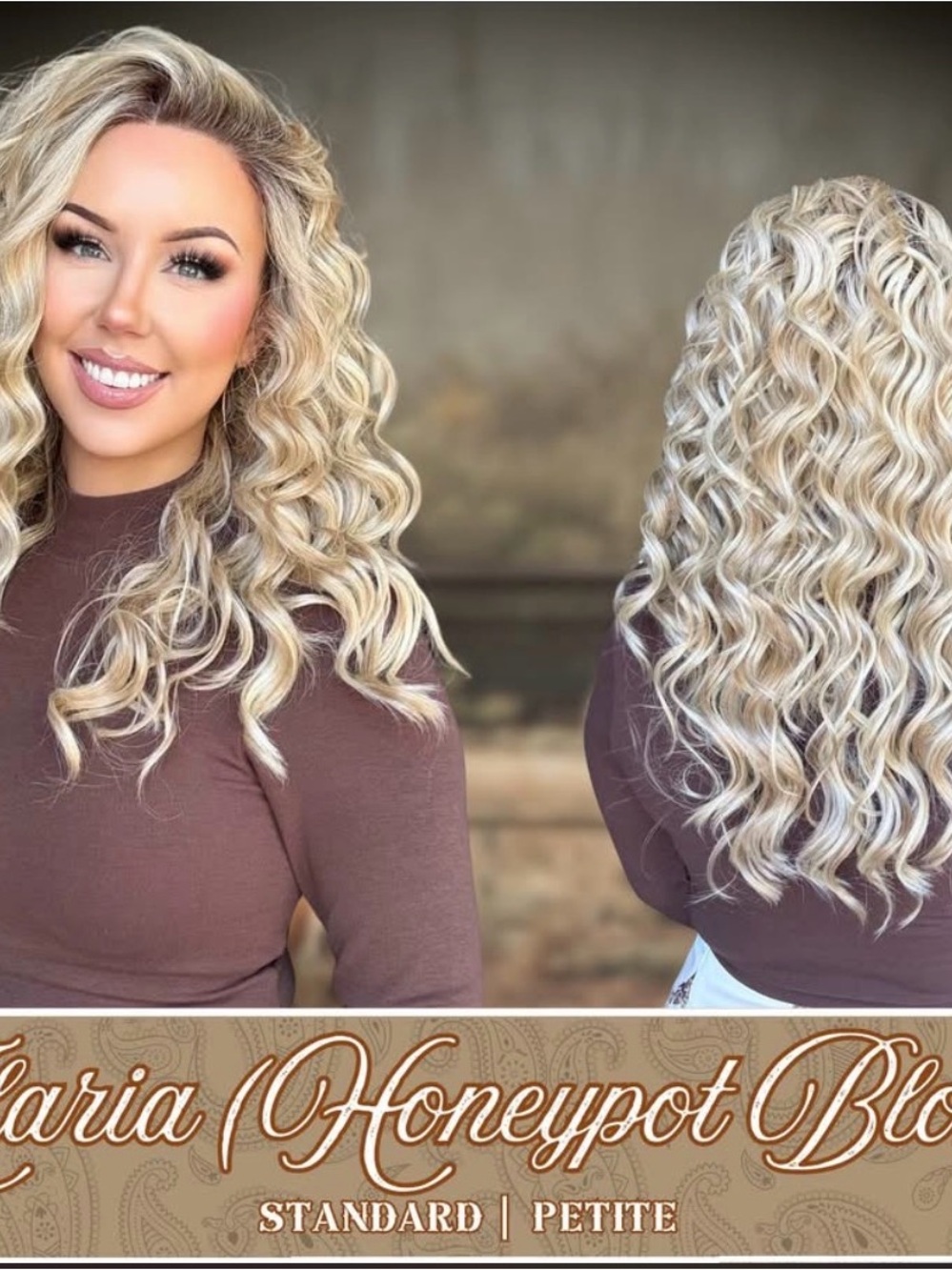 Blonde Honey Pot Wig - Standard Chelsea Smith Crowns
